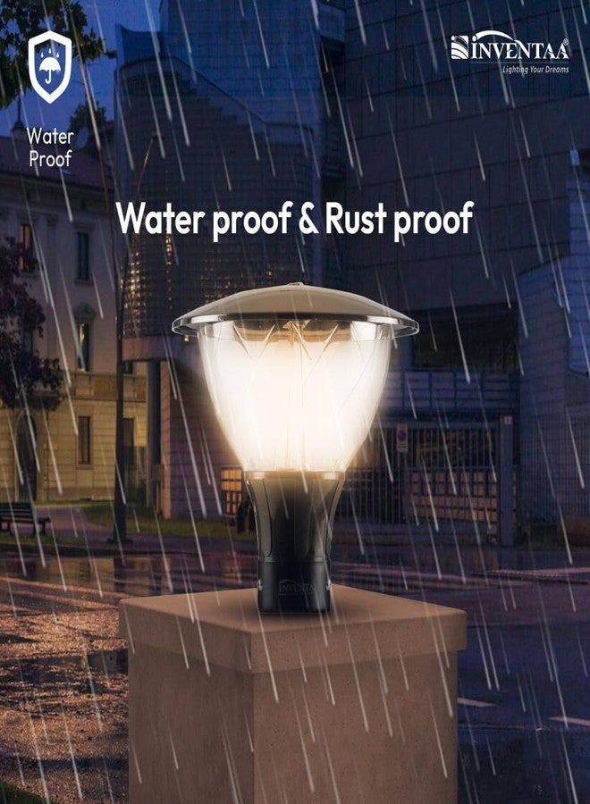 INVENTAA Emiko Gate Light for Home Gate Waterproof | Rustproof Gate Lamps for Outdoor Compound, Garden,Patio Piller Lights Gate Lights for Outdoor Waterproof (4 Pack) - Image 4